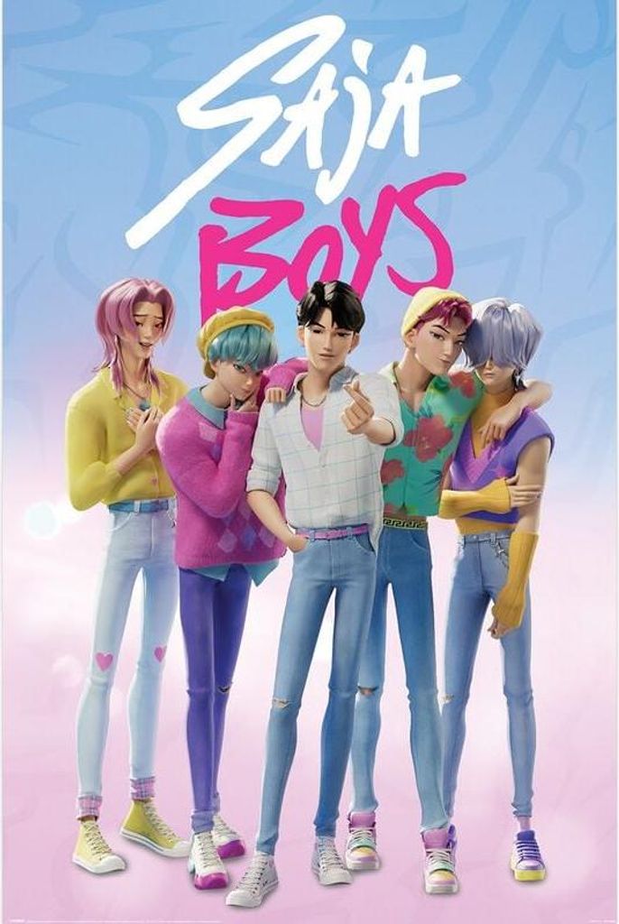 KPop Demon Hunters - Saja Boys - plakat Zdjęcie produktu 