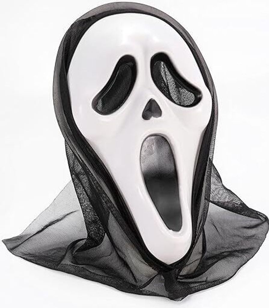 Ghostmaske - Scream Maske Kostümmaske - Ghostface Horror Produktbild