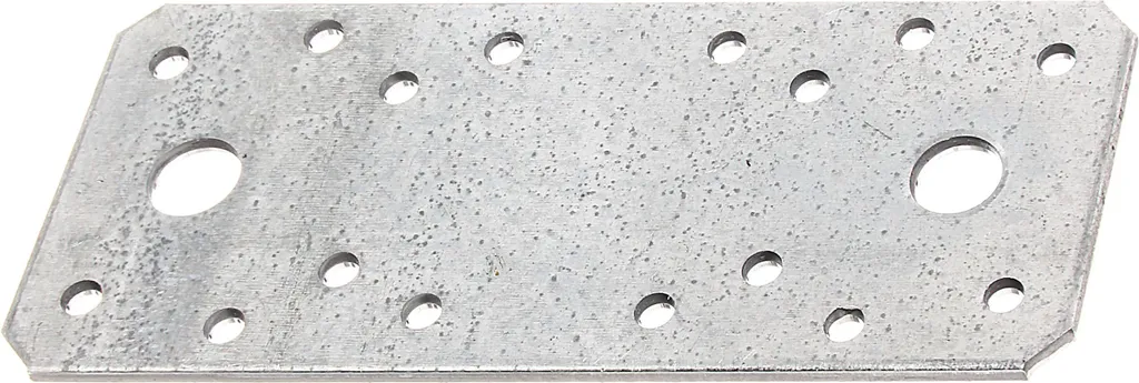 Connecteur plat pour bois et charpente 133 x 55 mm Alberts - Lot de 60