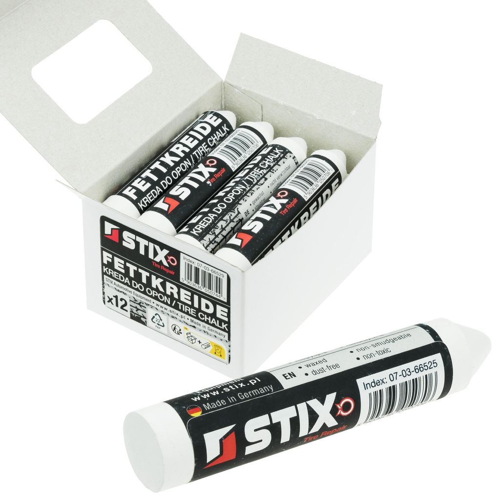 STIX Fett-Kreide, Reifenkreide, Reifenmarker, 1 Packung (12 Produktbild 