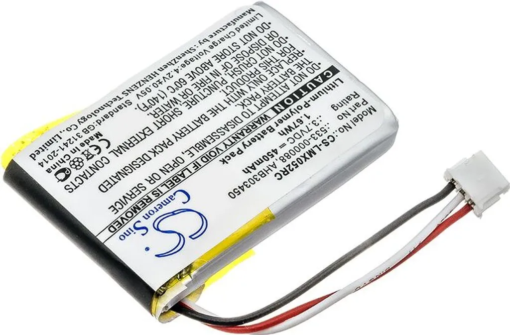 Batterie de remplacement Li-Po compatible avec Logitech 910-004362