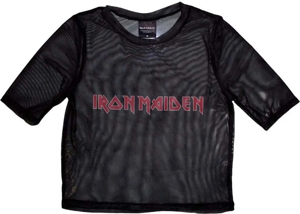 T-shirt Femme Iron Maiden XL Noir - Coupe Ajustée sans Perte de Forme
