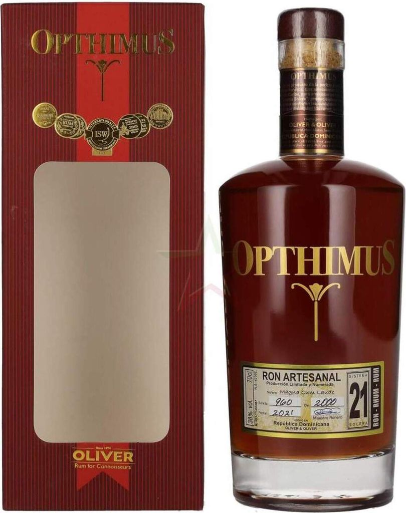 Opthimus 21 Años Magna Cum Laude 38 % 0,70 lt.