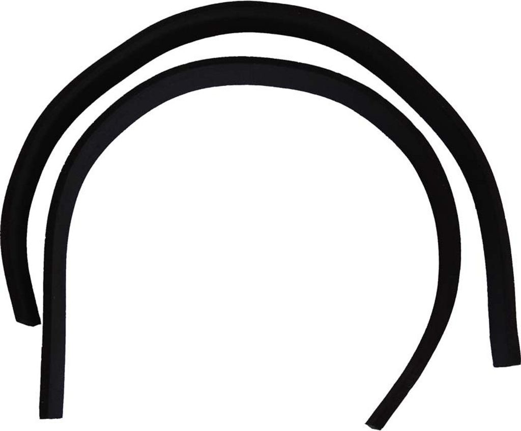 vhbw Stoßschutz kompatibel mit iRobot Roomba 785, 790, 780, 770, 760, 866, 886, 900, 980 Saugroboter - 2x Bumper-Guard Schwarz