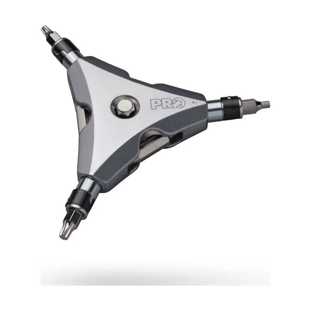 Clé Y multifonction Pro Team pour entretien vélo avec embouts Hex et Torx