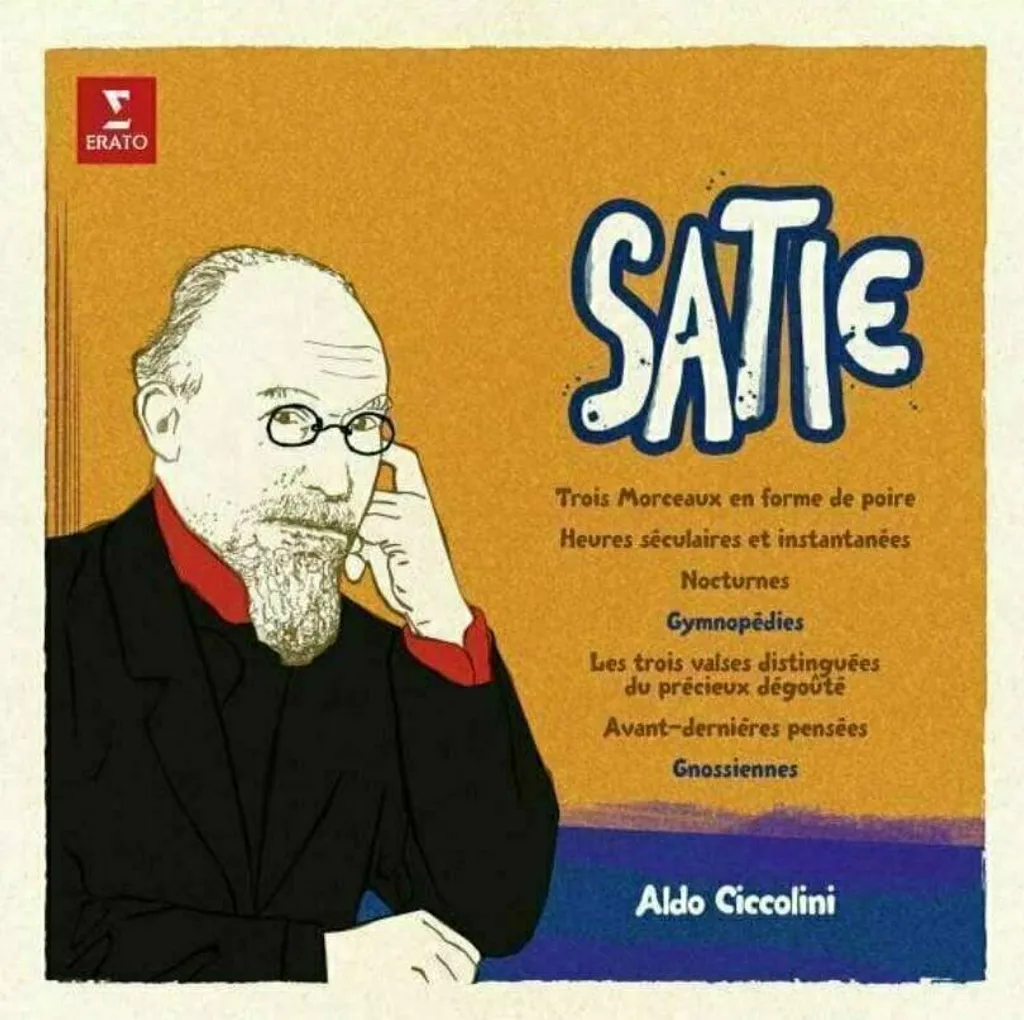 Aldo Ciccolini interprète Éric Satie Vinyle LP Pressage Audiophile