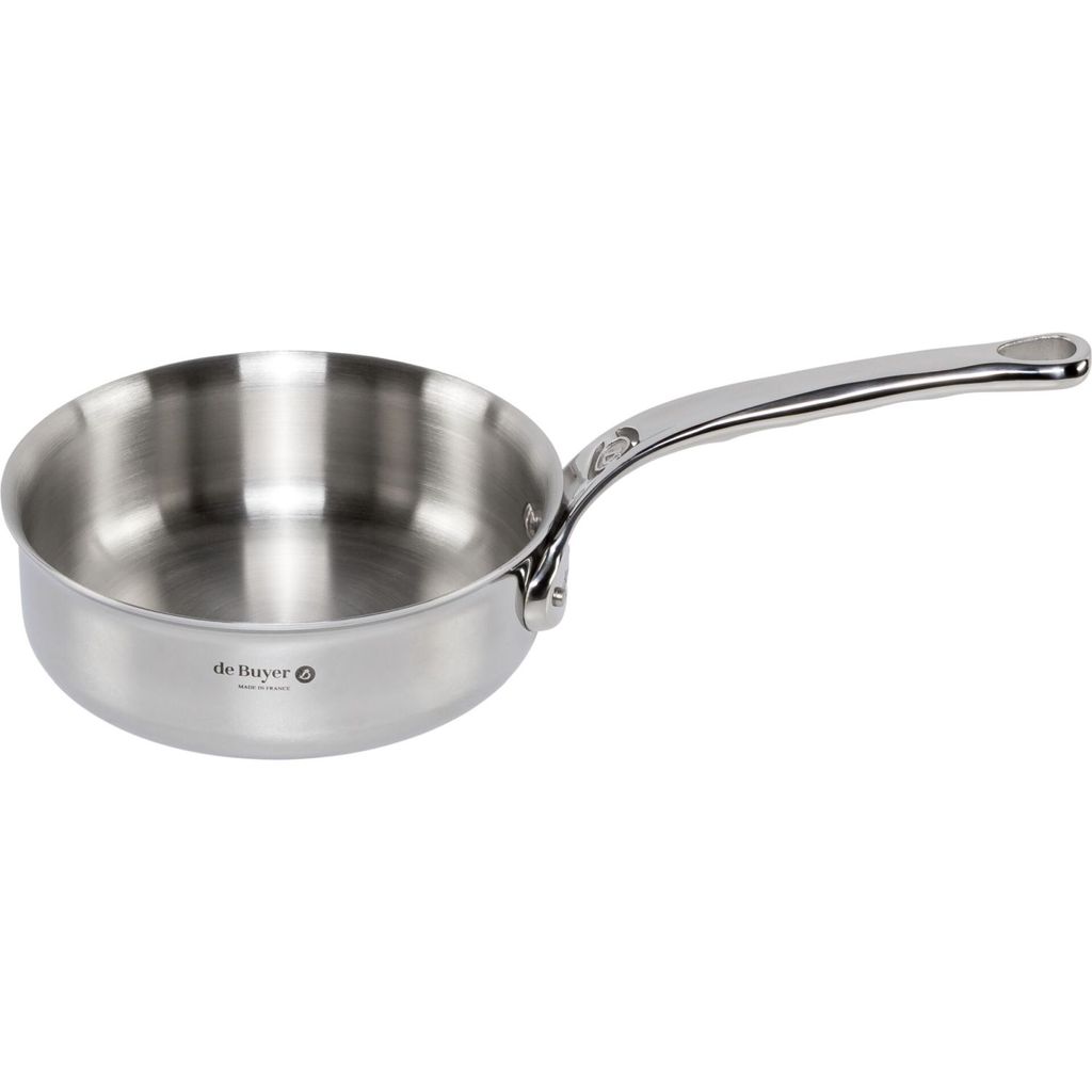 De Buyer Affinity Sauteuse Edelstahl gerade 16 cm