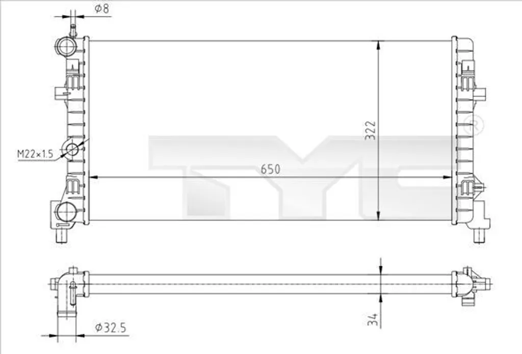 Radiateur moteur pour Ibiza et Fabia III - Solution refroidissement