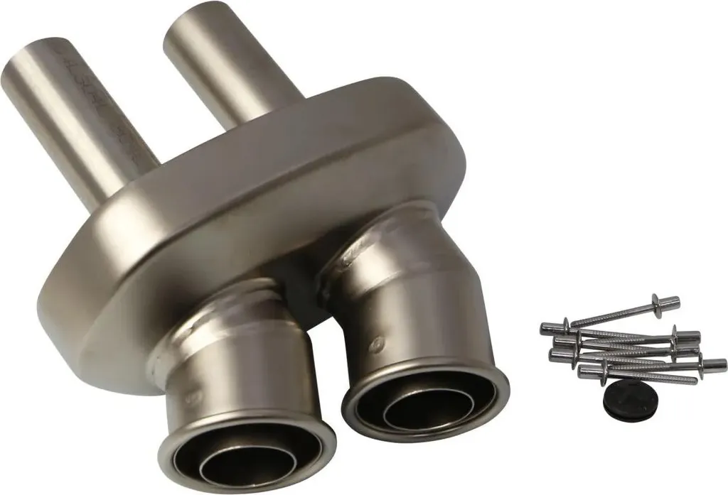 Akrapovic Endkappe Titan - Embout d'échappement en Titane pour Moto