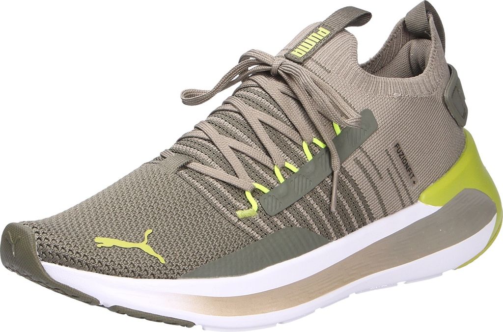Puma Herren Sneaker, grün(lodengreenyellowalert (010)), Gr. 61/2