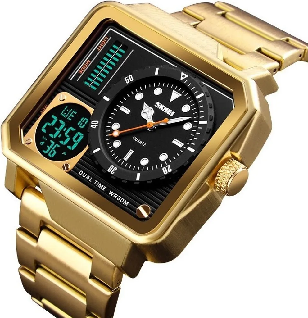 Montre SKMEI Franco Doré KP23756 - Montre Homme Élégante et Précise