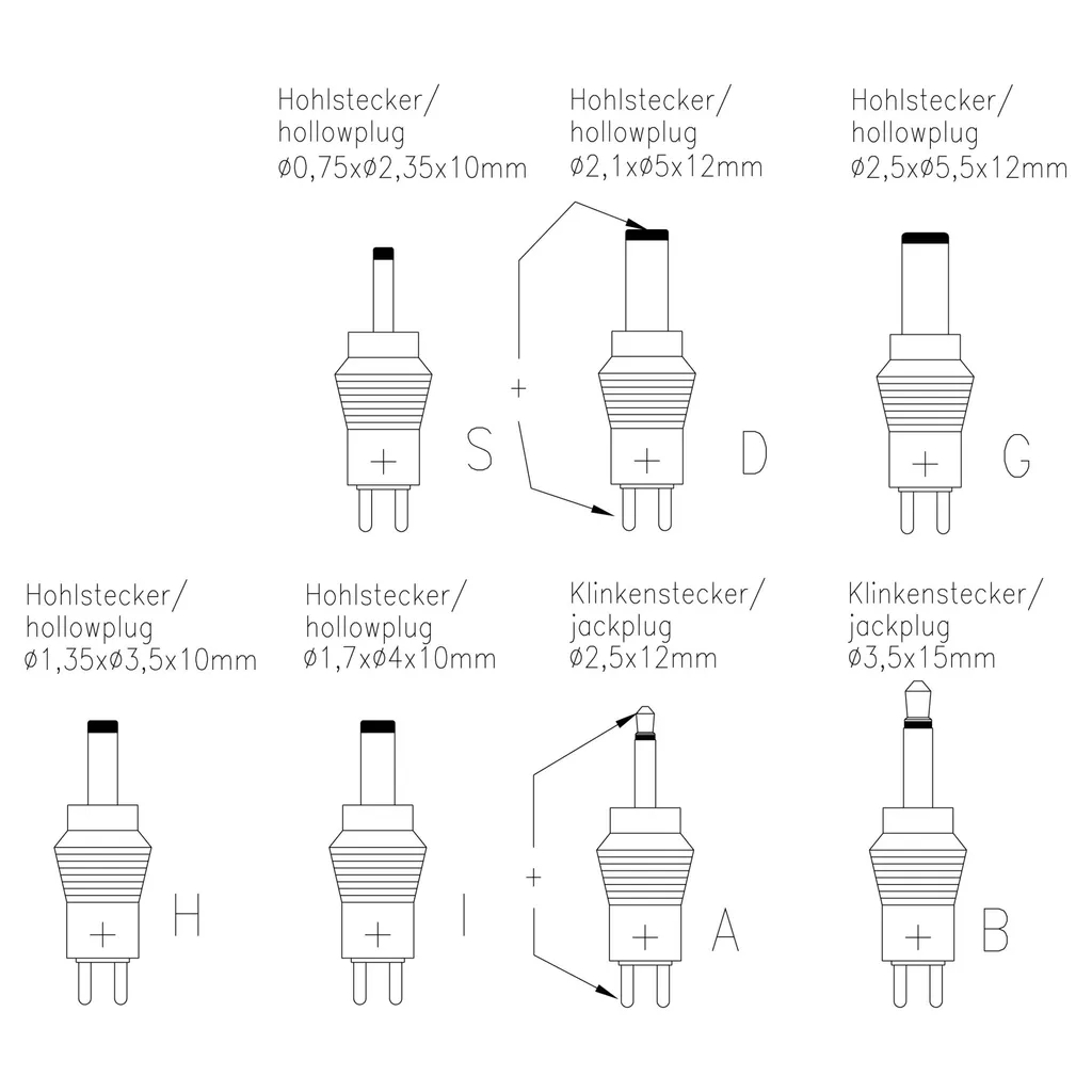 Adaptateur secteur 3-12VDC Ansmann 5111233 avec 7 embouts interchangeables - 8