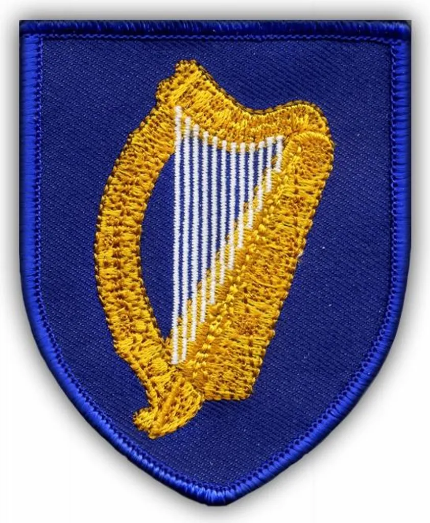 Patch Irlande Premium avec Dos Thermocollant Haute Adhérence 80 mm