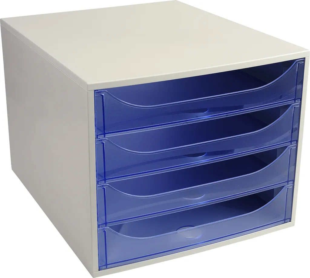 Rangement documents A4+ module 4 tiroirs pour bureau et maison