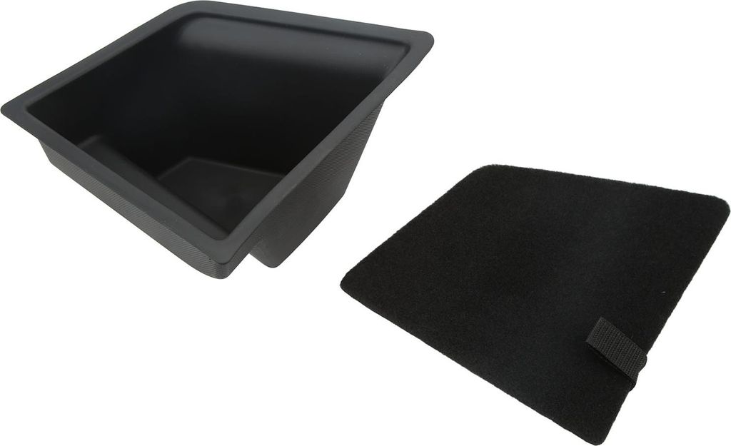 Heck -Tranz -Organizer Seitenspeicherpakete Mülleimer mit Deckel zusätzlicher Box -Tablett Ersatz für Tesla Modell 3 2017-2022