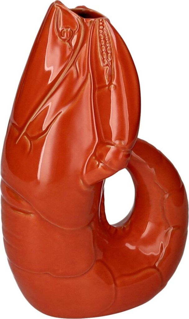 Gift Company Madame Crevette Hummer Vase L orangerot 32cm