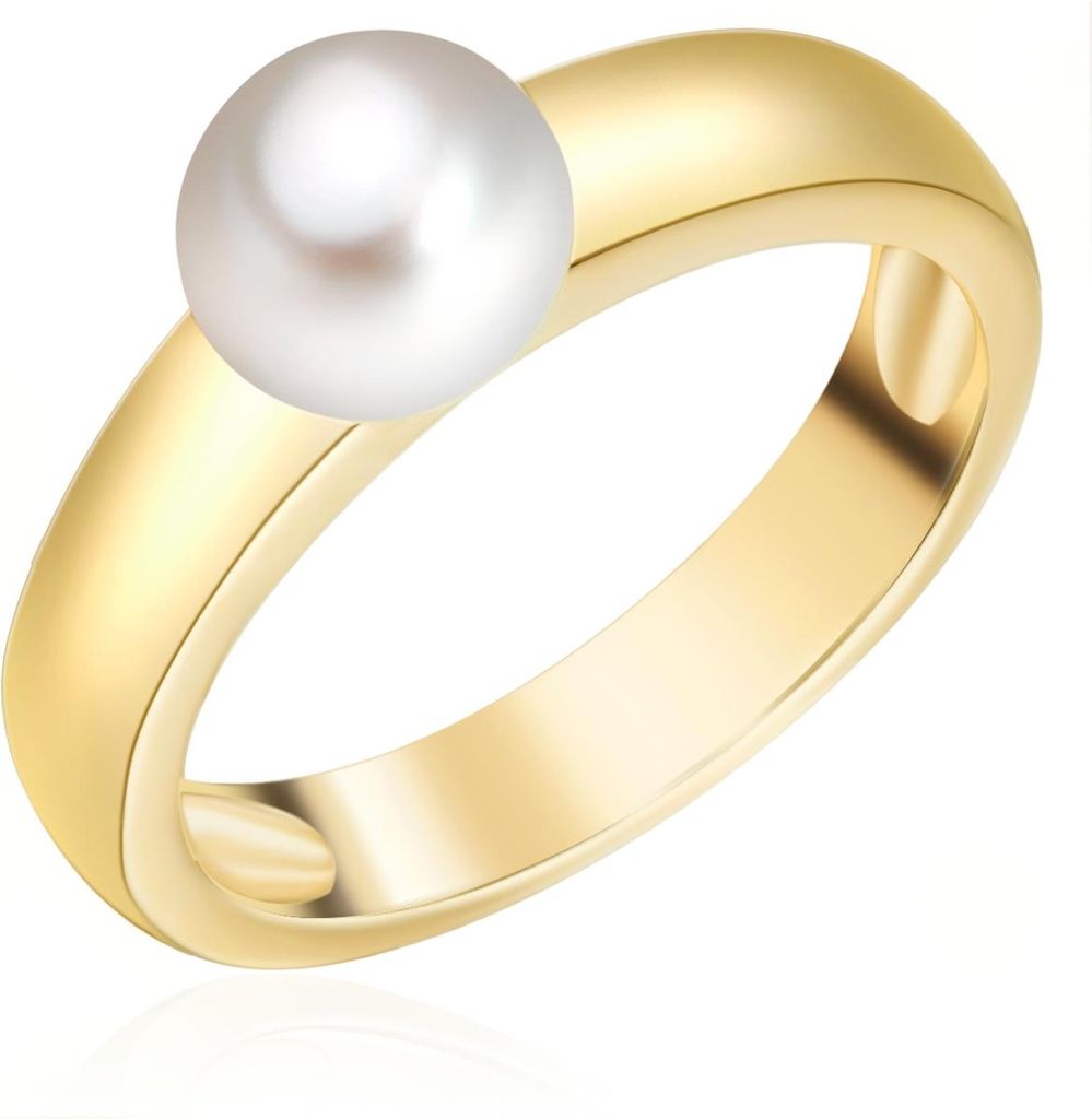 Valero Pearls Perlen-Ring Sterling Silber Süßwasser-Zuchtperle 60925011 50