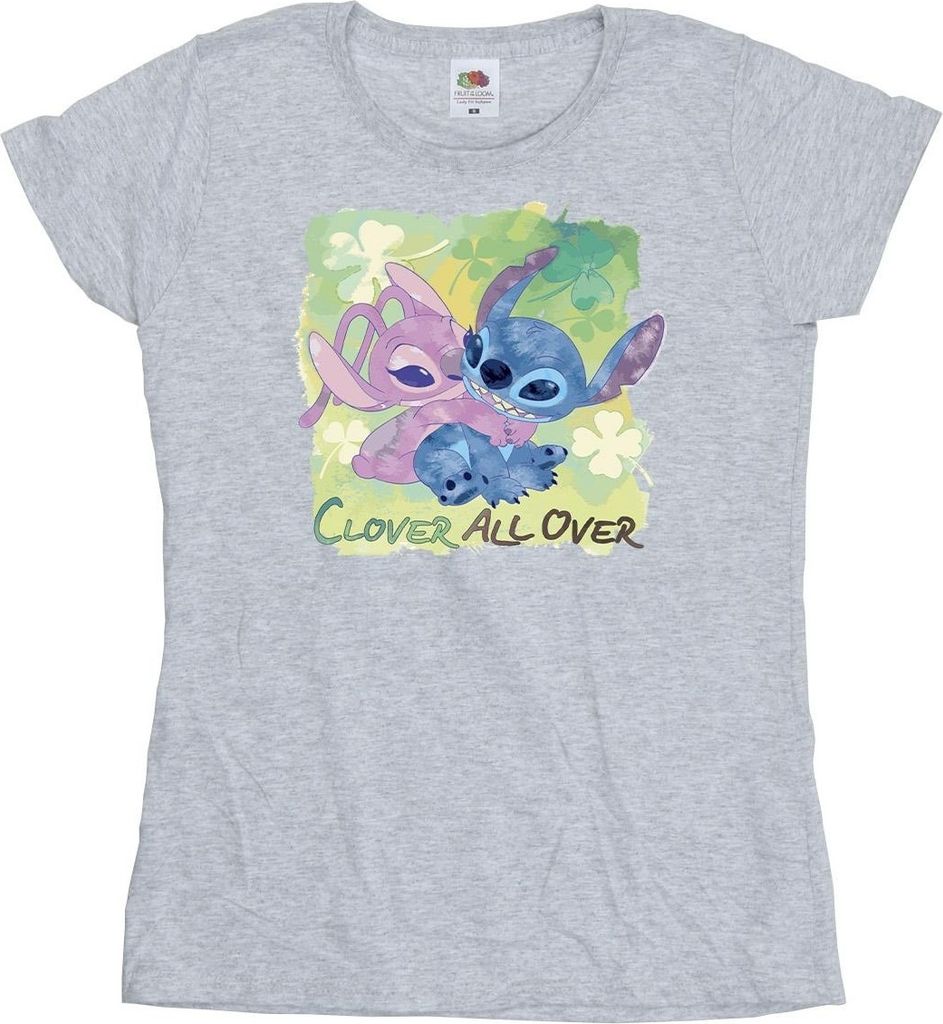 Disney - "St Patrick's Day" T-Shirt für Damen BI25739 (XXL) (Grau)