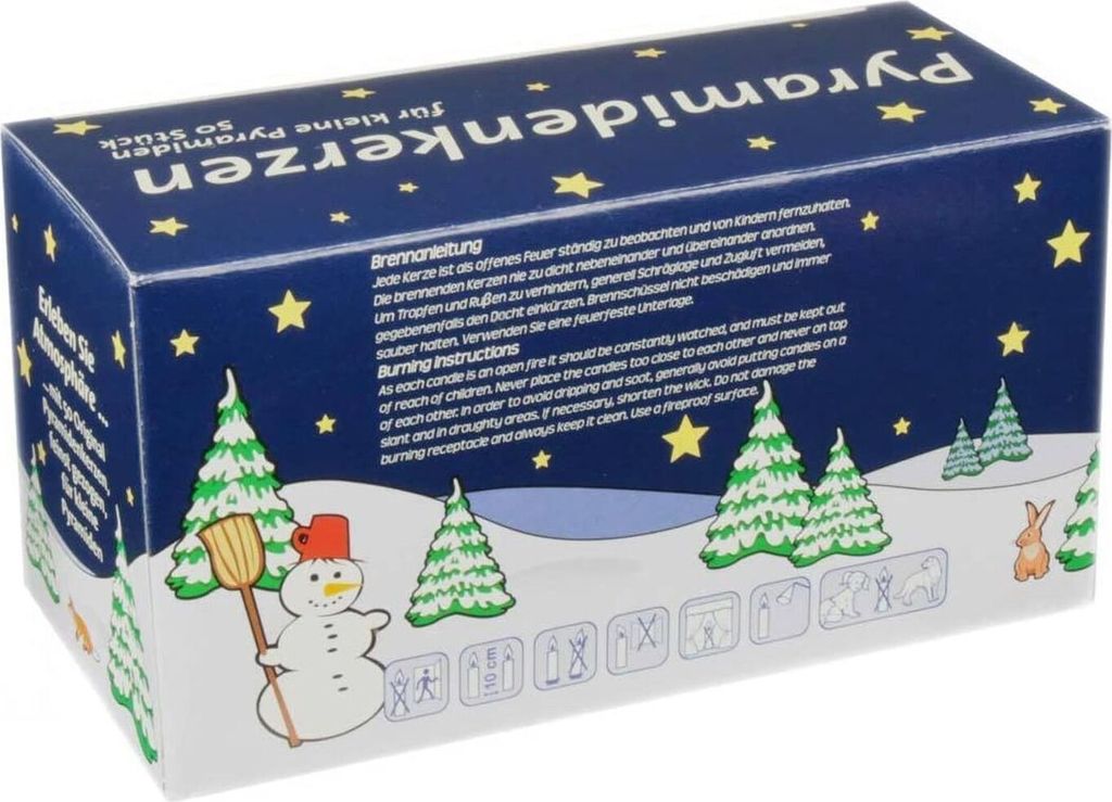 Pyramidové svíčky 50/500 přírodní pro malé pyramidy, 50 Obrázek produktu 5