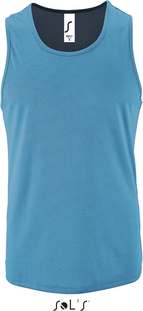 SOLs 02073 | Herren Sports Tank Top Sporty - Farbe: Aqua - Größe: XXL