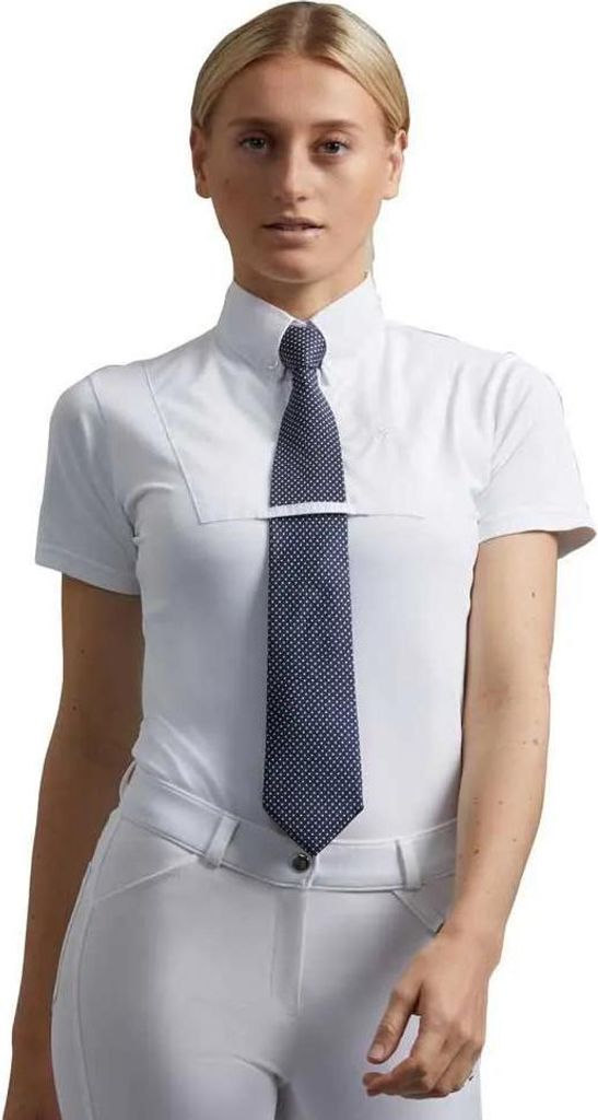 Premier Equine Luciana Show Damen-t-shirt Mit Kurzen Ärmeln Weiß 40 Damen Weiß 40