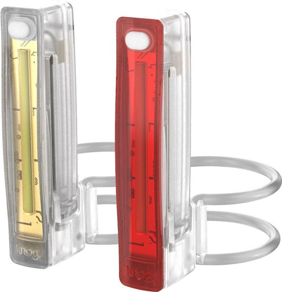 Knog Plus Translucent Front 40 lm / Rear 20 lm Produktbild 