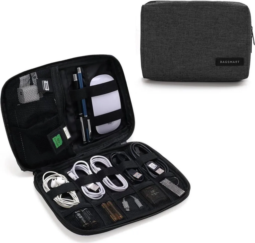 Pochette de Rangement pour Accessoires Électroniques et Câbles de Voyage