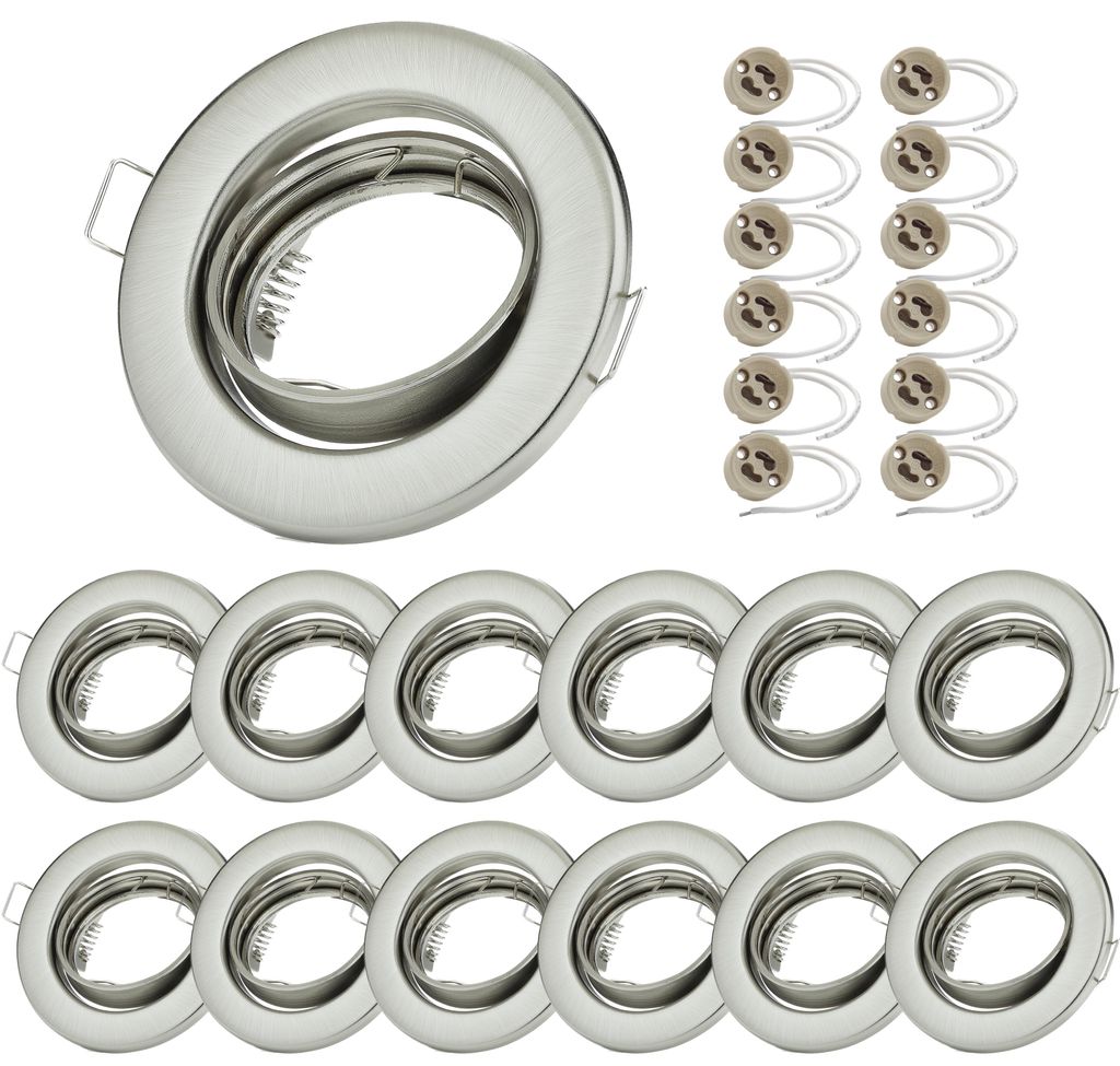 SWEET LED 10x GU10 Einbaustrahler Set schwenkbar – Produktbild 