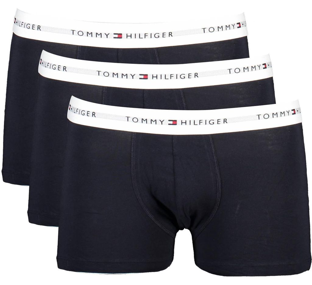 Herren Boxershorts Schwarz im Dreierpack aus Baumwolle, Produktbild 