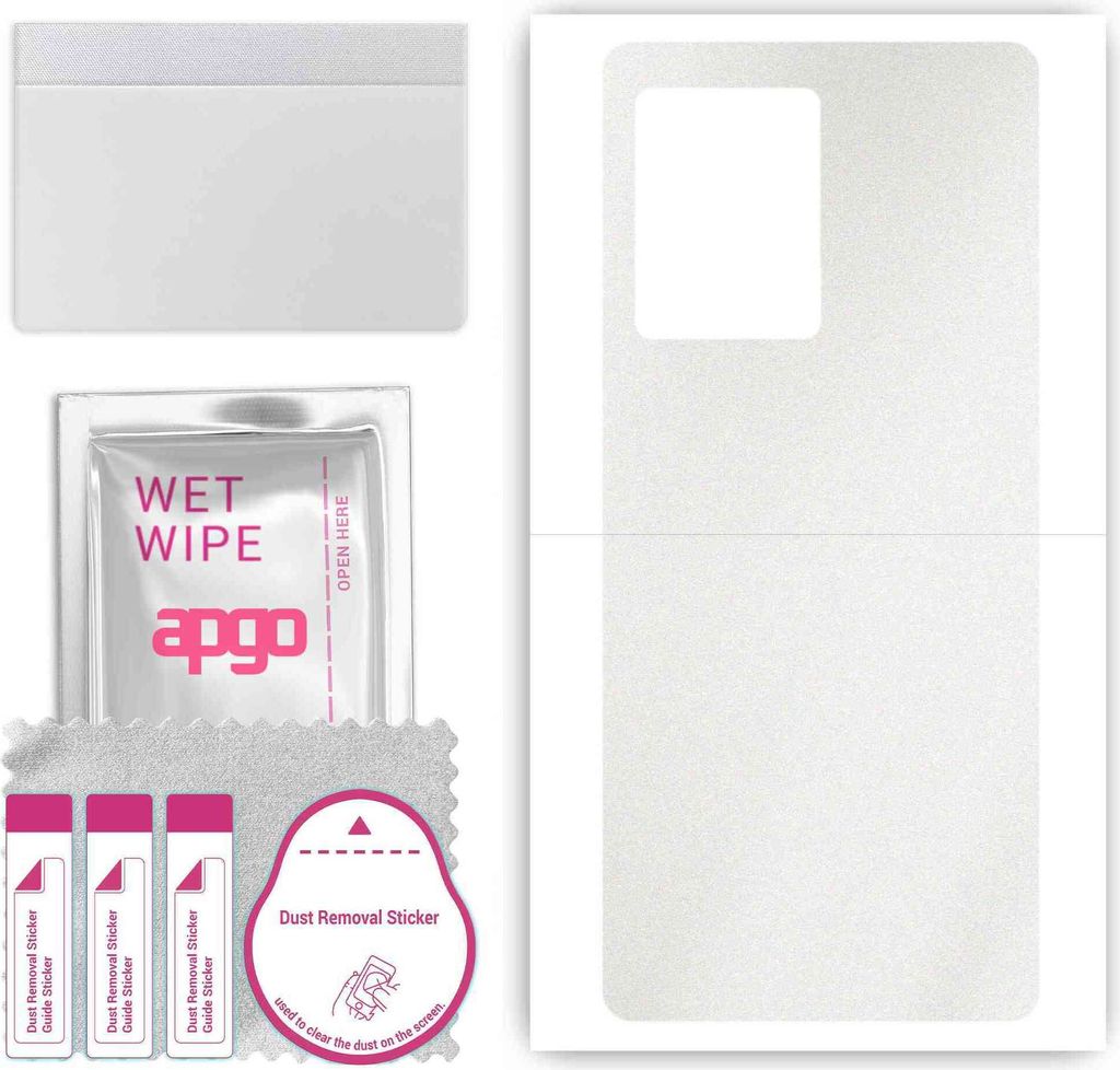 apgo Rückseite Schutzfolie, Skin, kompatibel mit ZTE Nubia Z50, Hinten Displayschutzfolie aus Vinylfolie, kratzfest, einfache Montage - Matt Trans...