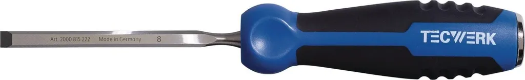 Scalpello 20mm Acciaio CV con Pomello d'Impatto per Falegnameria