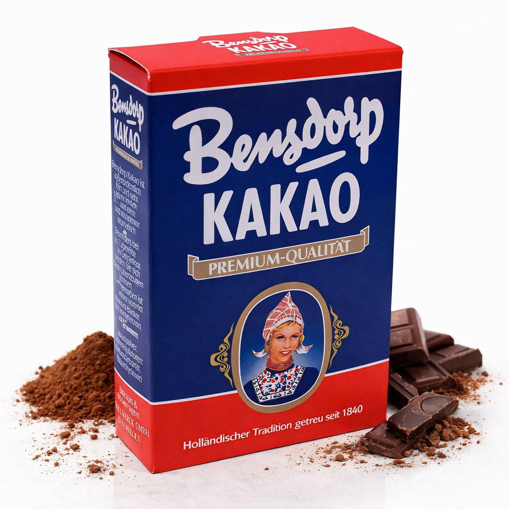 Bensdorp Kakao, Kakaopulver, Trinkschokolade, Produktbild 