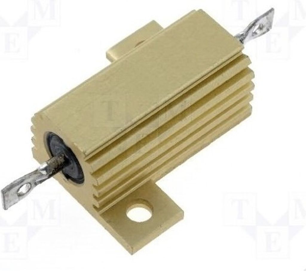 1x Widerstand: Drahtwiderst 10kΩ schraubbar mit Radiator 25W 0-1625971-3 Widerstände