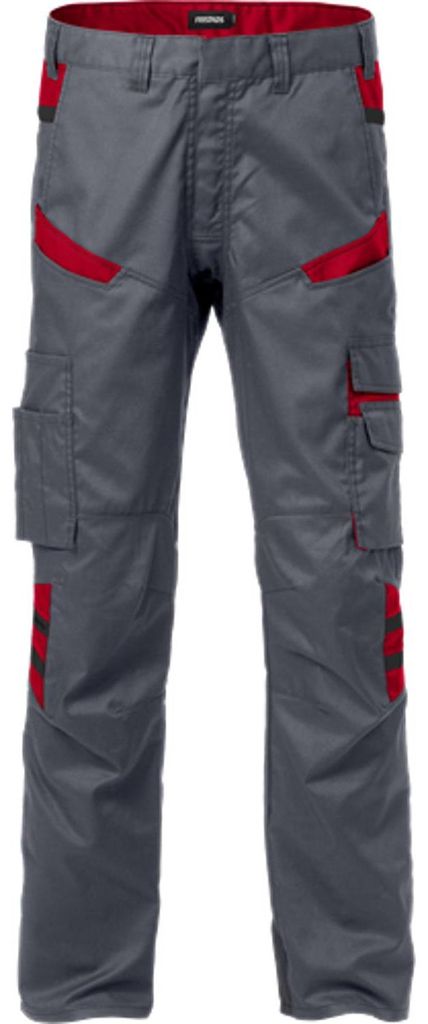 Fristads Hose 2552 STFP Grau/Rot 54