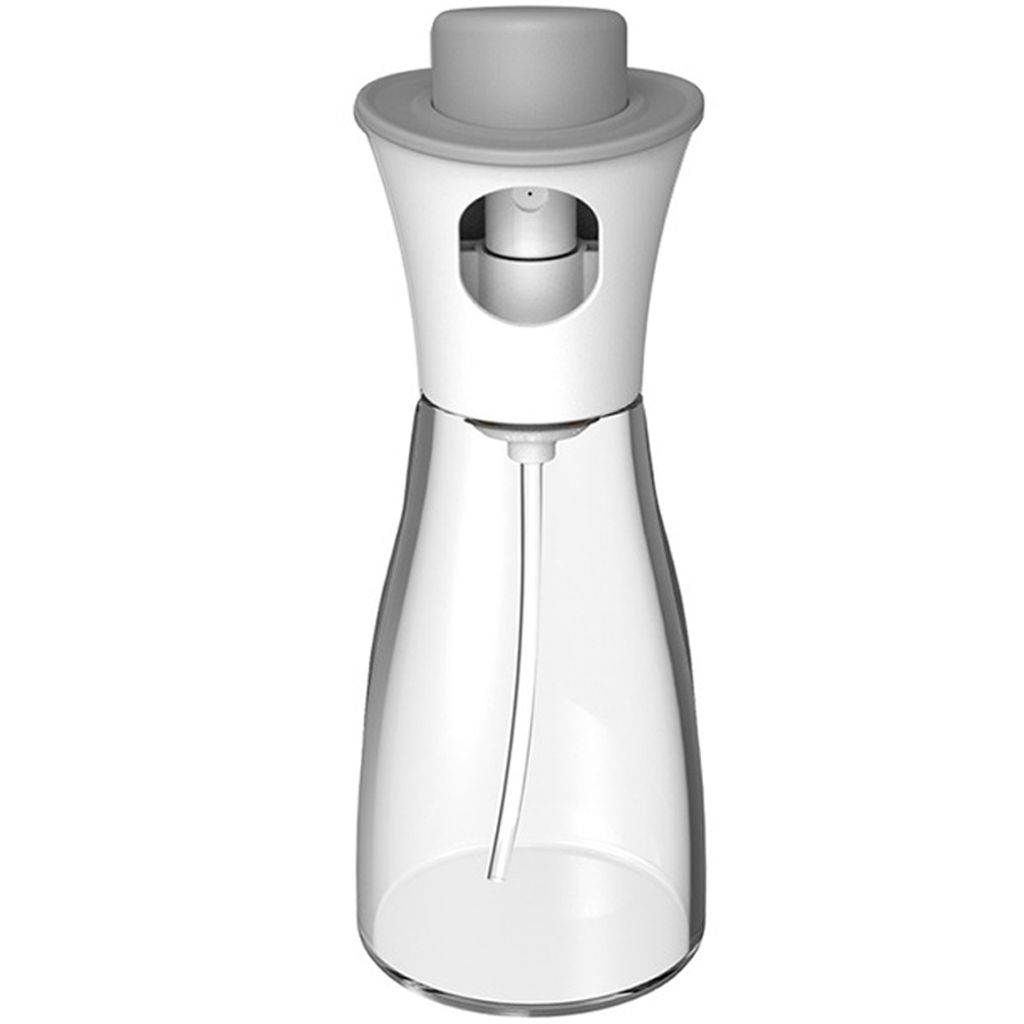 Ölsprüher zum Kochen, Ölsprühflasche, vielseitiges Glas zum Kochen, Backen, Braten, Grillen ,Weiß