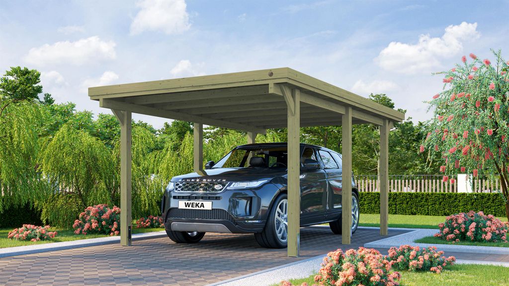 Einzelcarport 617 Gr.1 mit PVC B x T x H 322 x 512 x 233