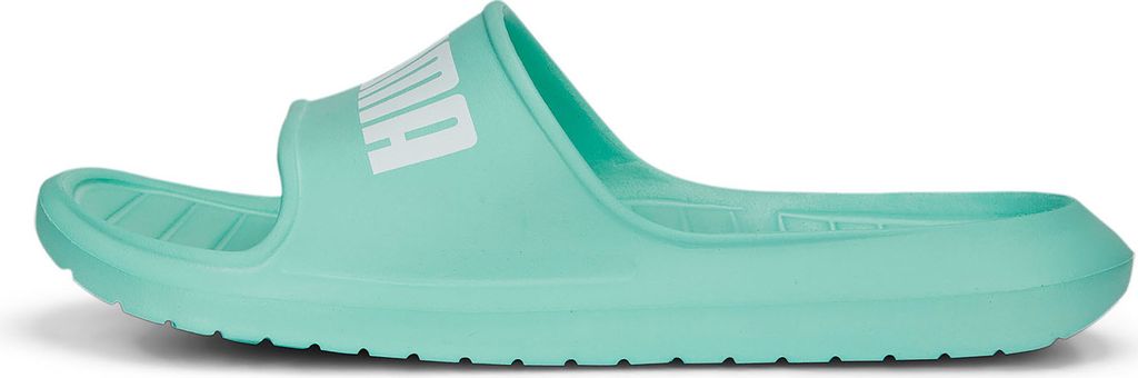 PUMA Divecat V2 Lite Badelatschen Uni 20 - electric peppermint/puma white 38