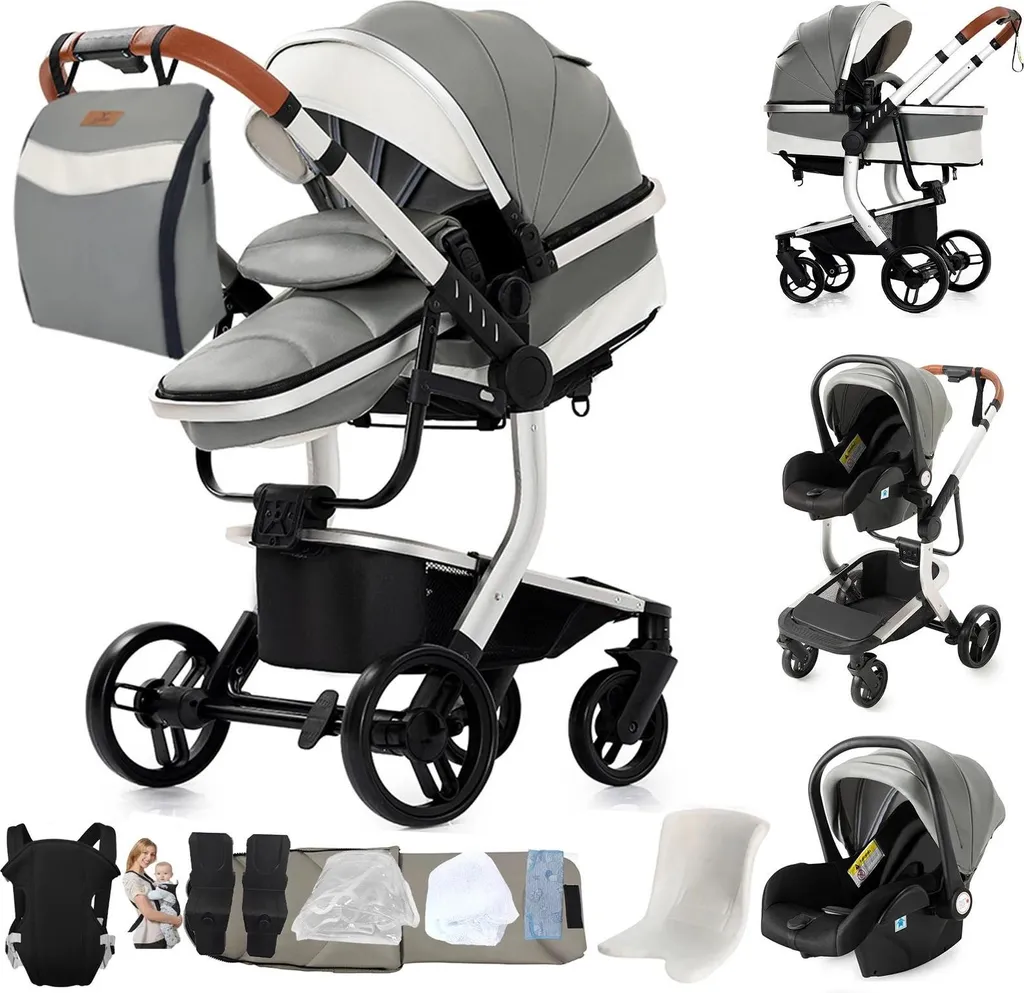 Siège bébé tout-terrain X518-GRAU : légèreté et roues haute performance