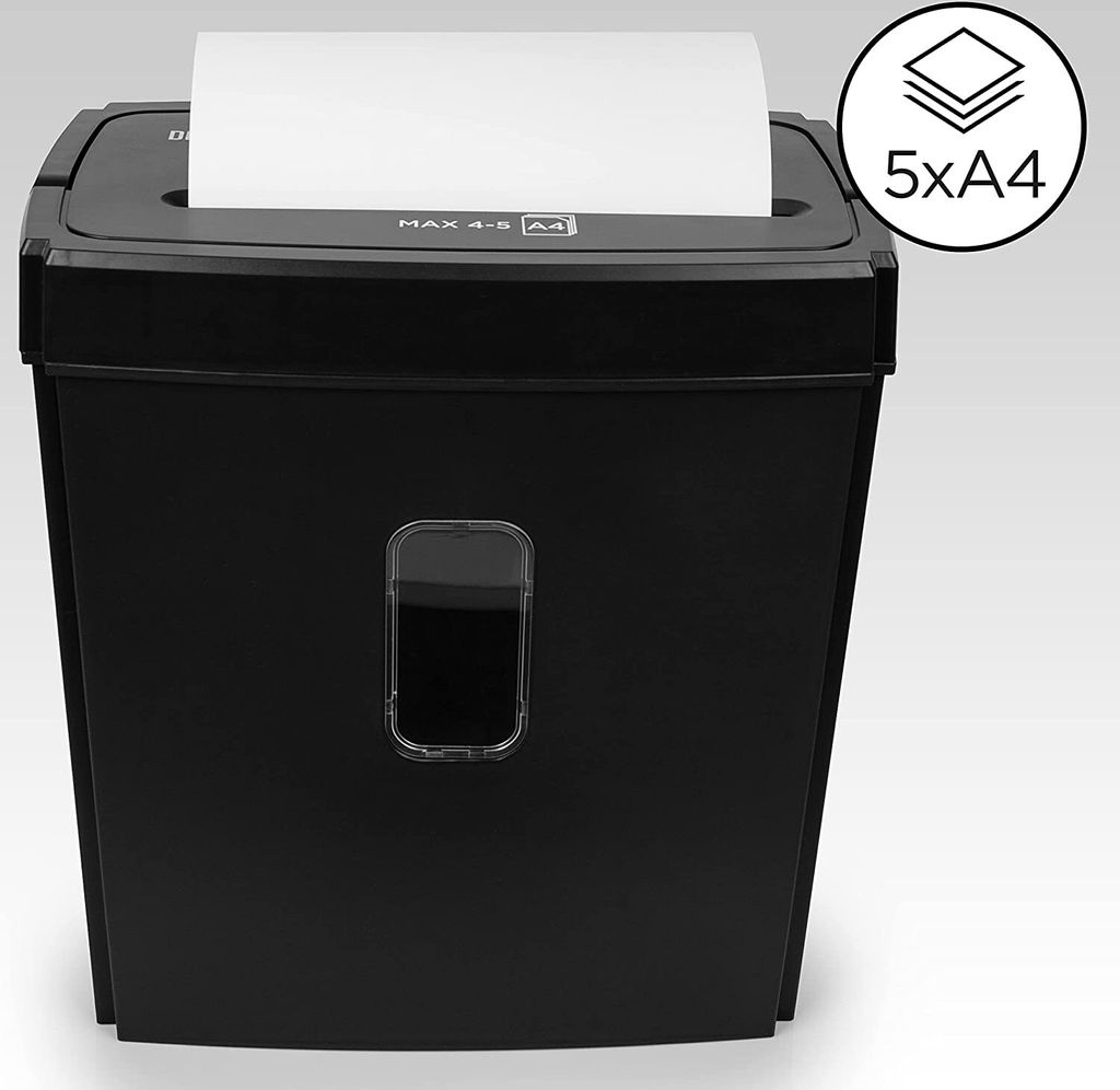 Duronic PS657 Aktenvernichter | 5 x A4 Blatt | 15 Liter Produktbild 6