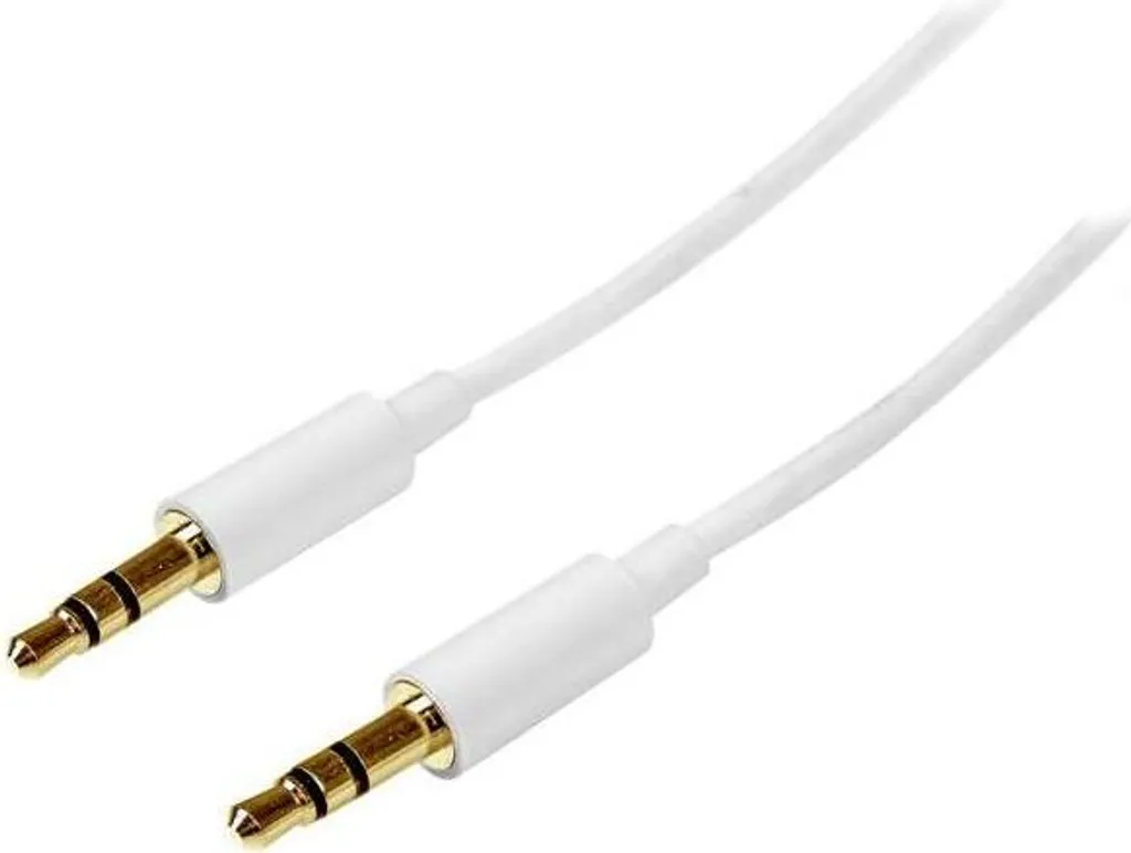StarTech.com Cavo Audio Stereo 2m MU2MMMSWH | Bianco Elegante AUX