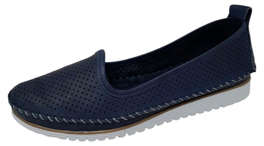 andrea conti Damen Slipper in Blau, Größe 40
