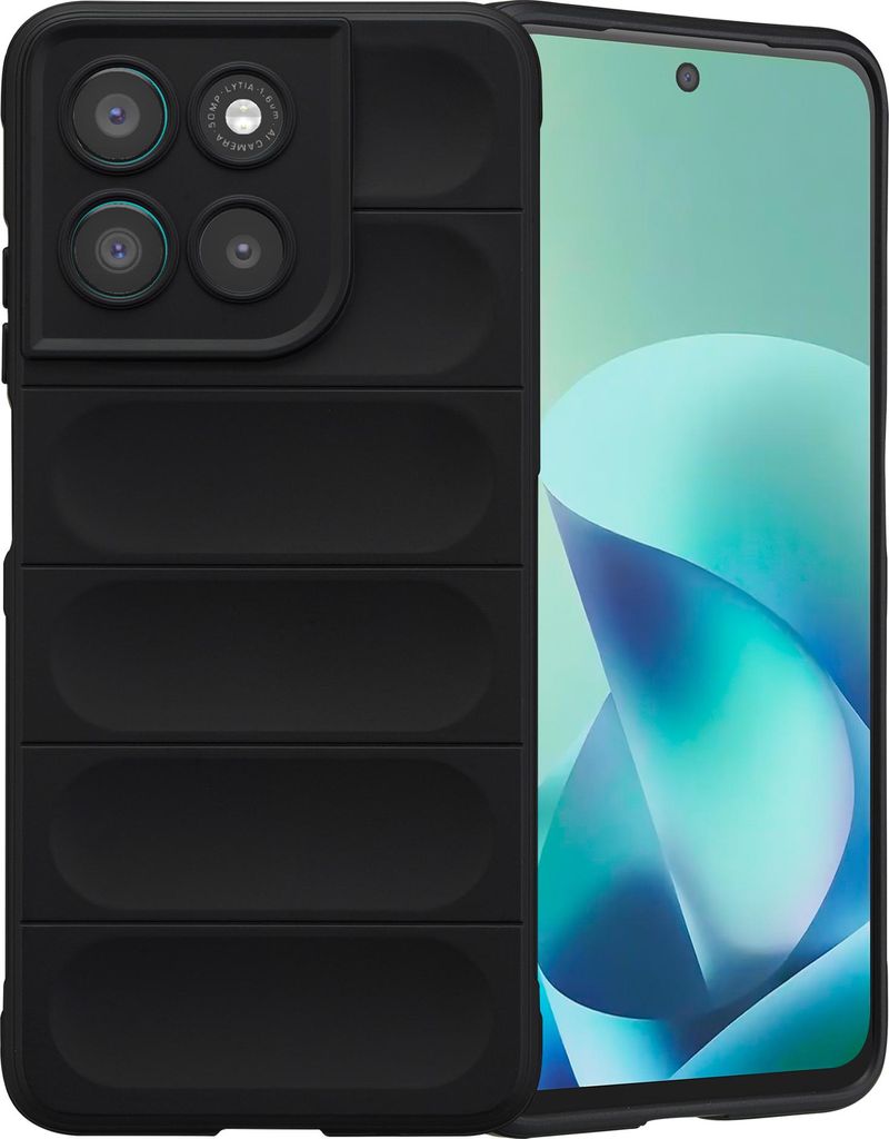imoshion EasyGrip Backcover für das Motorola Moto G57 Power – Schwarz