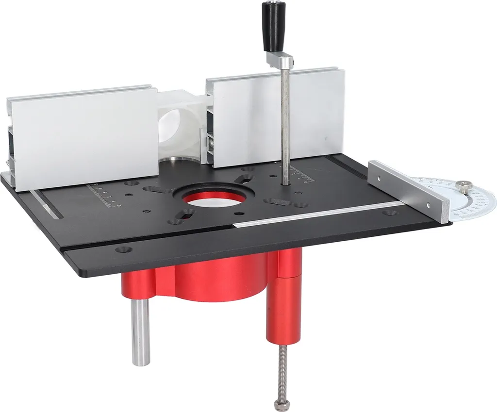 Plaque d'Insertion pour Table de Défonceuse avec Système de Levage