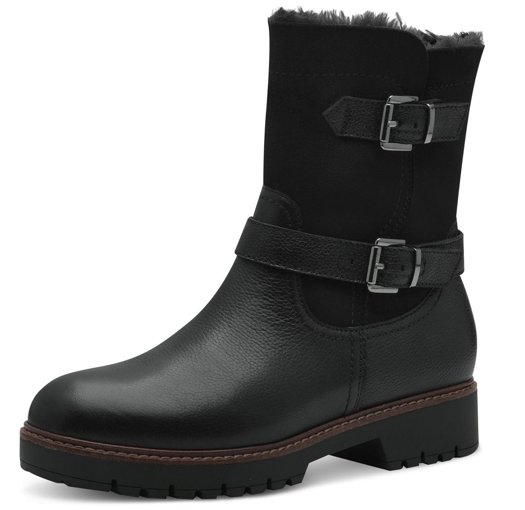Tamaris Damen Stiefel Schwarz Freizeit 37 EU