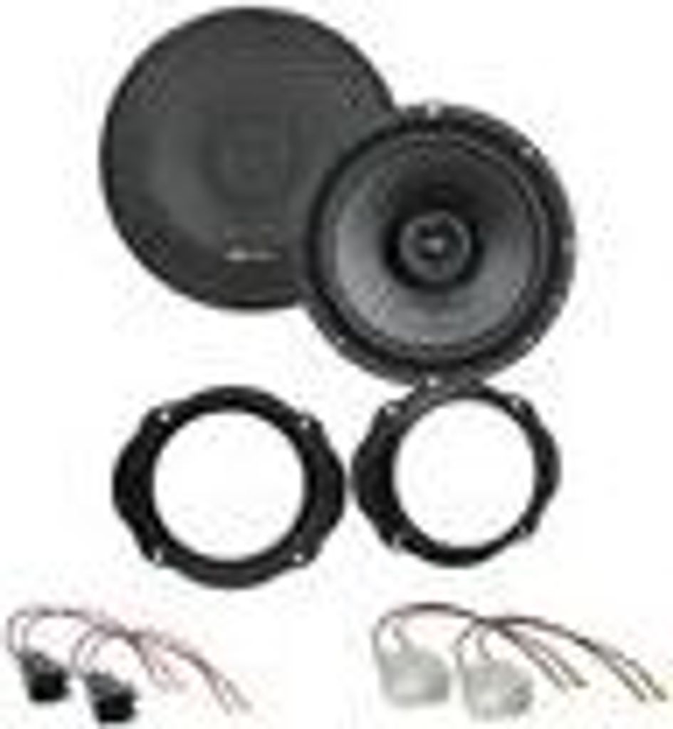 MB QUART QX165 2-Wege Lautsprecher Einbauset für Ford Fiesta MK6 Facelift vorne