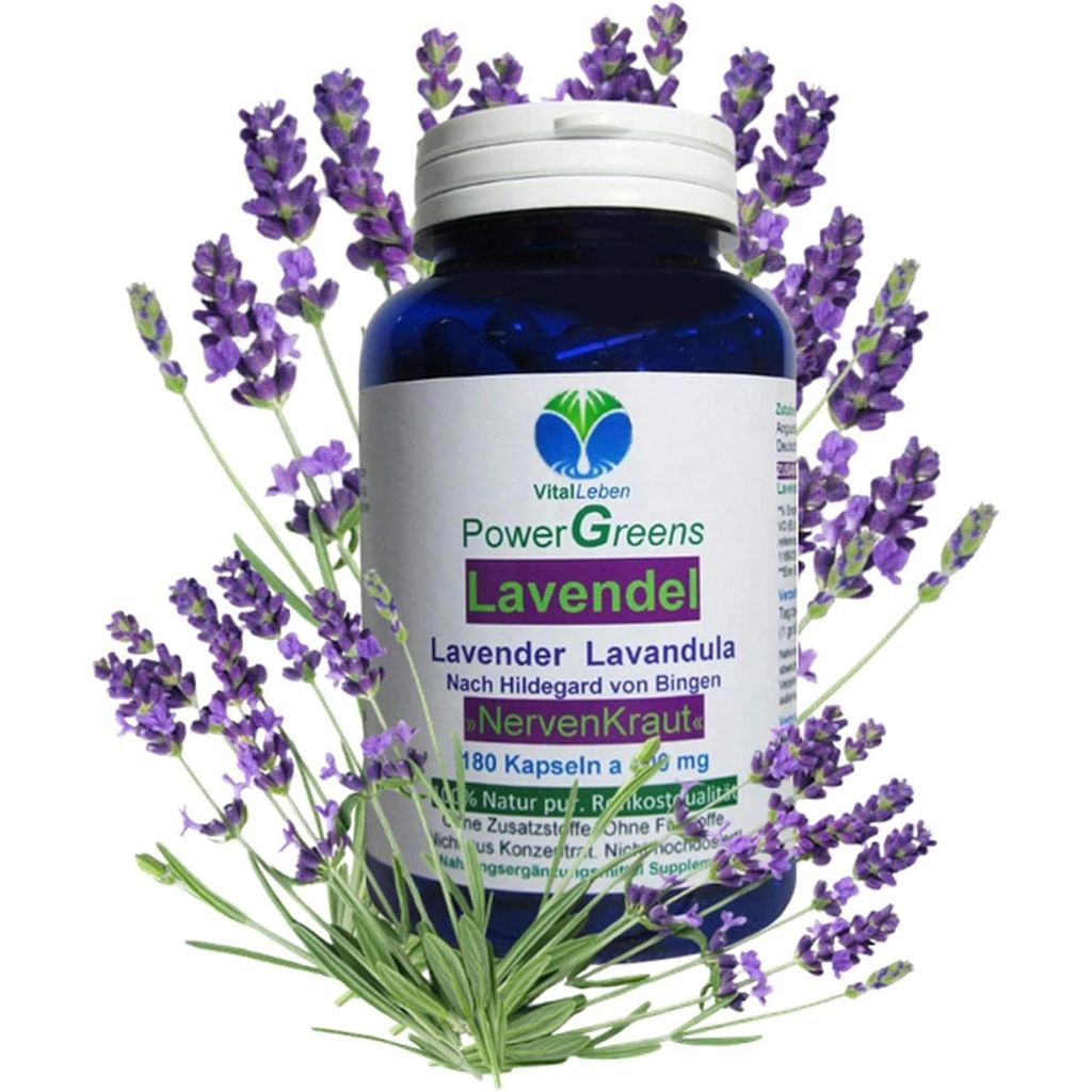 LAVENDEL pur 180 Kapseln Ruhe finden, entspannen, Produktbild 