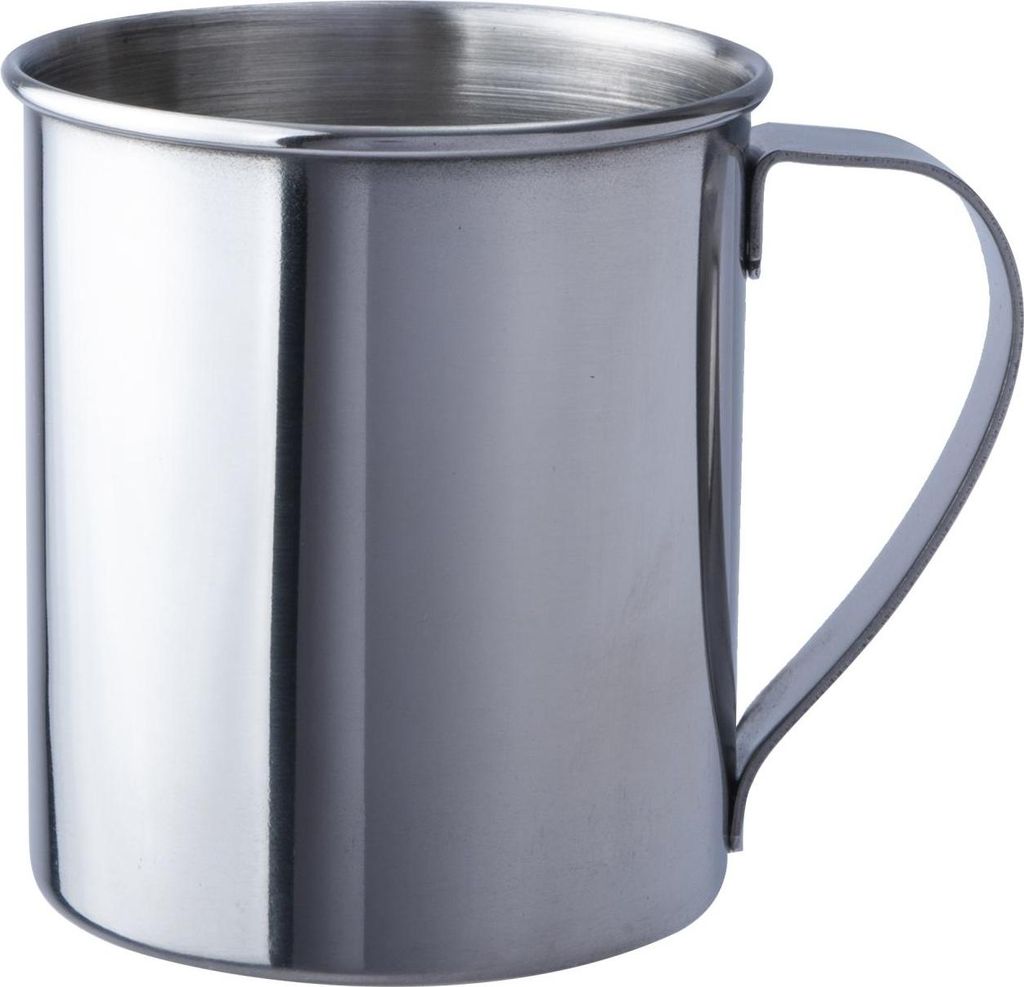 BasicNature Edelstahlbecher, poliert 0,3 l
