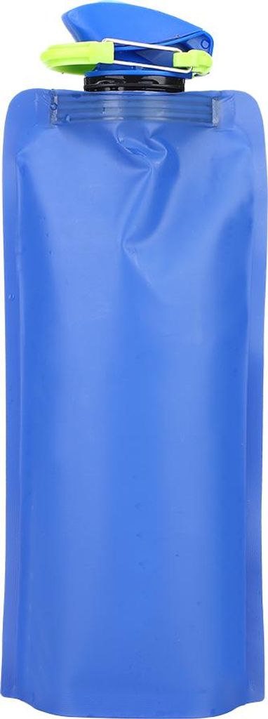 650 ml faltbare, flexible, zusammenklappbare, tragbare Wassertasche, Wandern, Camping, Radfahren, Sportflasche