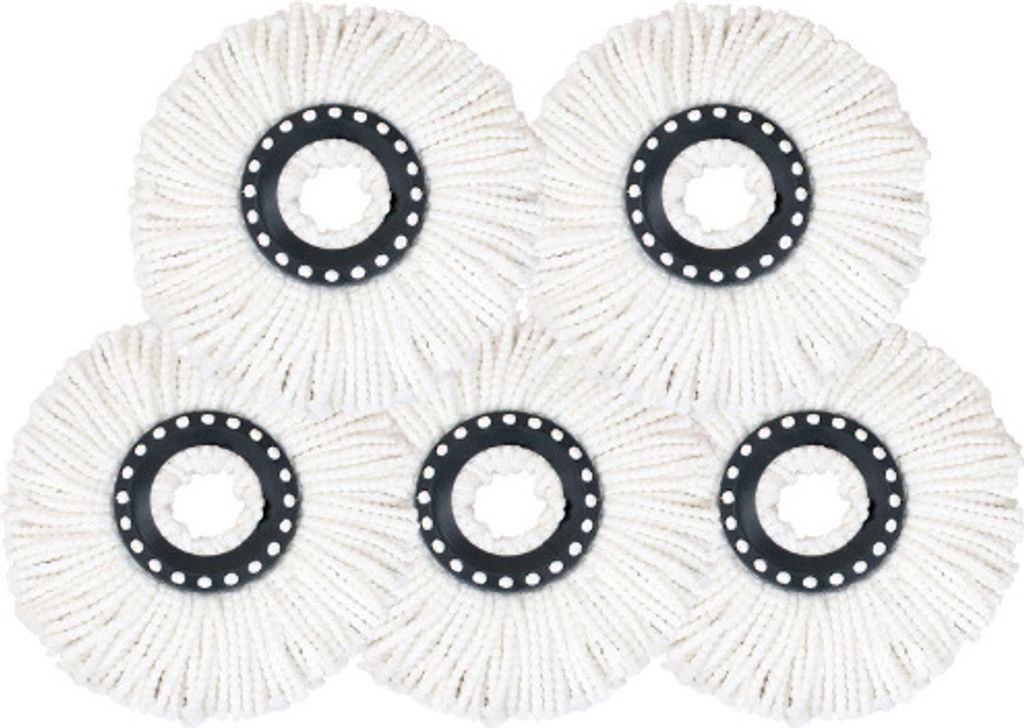 5 Stück Ersatzkopf Disc Mop Clean für Wischmopp Stück Produktbild 1