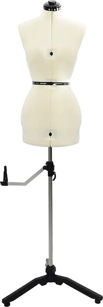 Forme de robe réglable femme S crème velours pour création de mode
